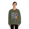 Psychedelic Tentacle Citrus Crewneck Sweatshirt